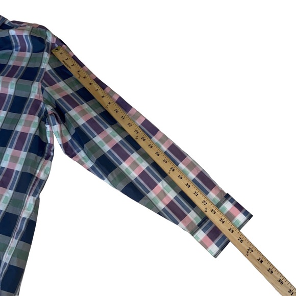 Tommy Bahama 100% Cotton Island Modern Fit Plaid Button Down Shirt - Men’s XL - Picture 5 of 11